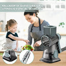 Rallador Rotatorio Manual 3 en 1 (Cuchillas de Acero Inoxidable)