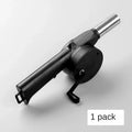 Soplador manual para parrilla compacto de 25 cm con boquilla de acero inoxidable duradera