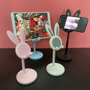 Soporte de celular conejo ajustable en varios colores, para celular y tablet