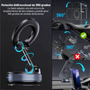 Soporte Magnético con Ventosa Tipo MagSafe 360° Plegable (con PC Pad)