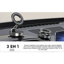 Soporte Magnético con Ventosa Tipo MagSafe 360° Plegable (con PC Pad)