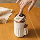vaso térmico acero inoxidable blanco con indicador de temperatura LED de regalo
